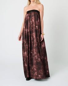 Strapless Maxi Dress | Chestnut