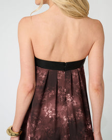 Strapless Maxi Dress | Chestnut