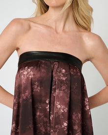 Strapless Maxi Dress | Chestnut