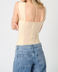 Ruched Cup Corset | Sand