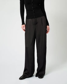 Silky Trouser Pant | Black