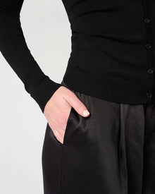 Silky Trouser Pant | Black