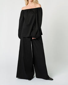 Wide Leg Pant | Black