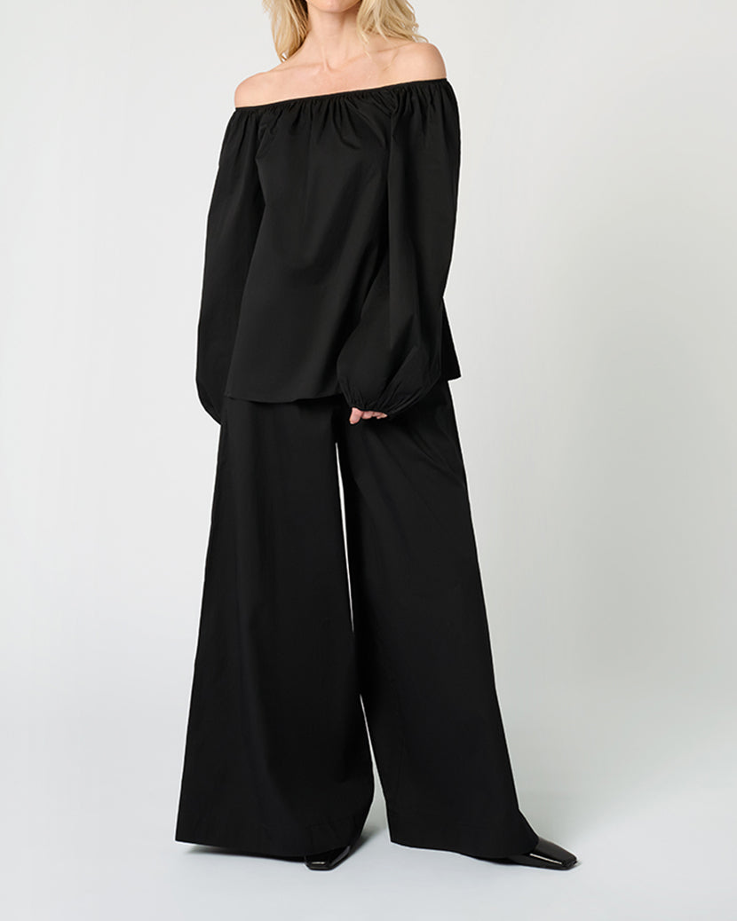 Wide Leg Pant | Black