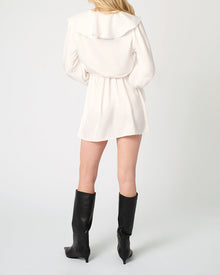 Ruffle Dress | White