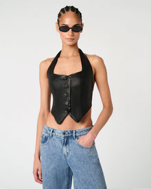 Halter Vest | Black