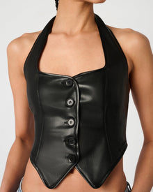 Halter Vest | Black