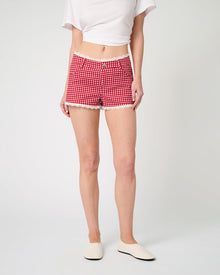 Low Rise Hot Short | Red
