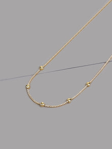 Heart Pave Petite Tennis Necklace | 5A Grade Cubic Zirconia | 14K Gold Vermeil