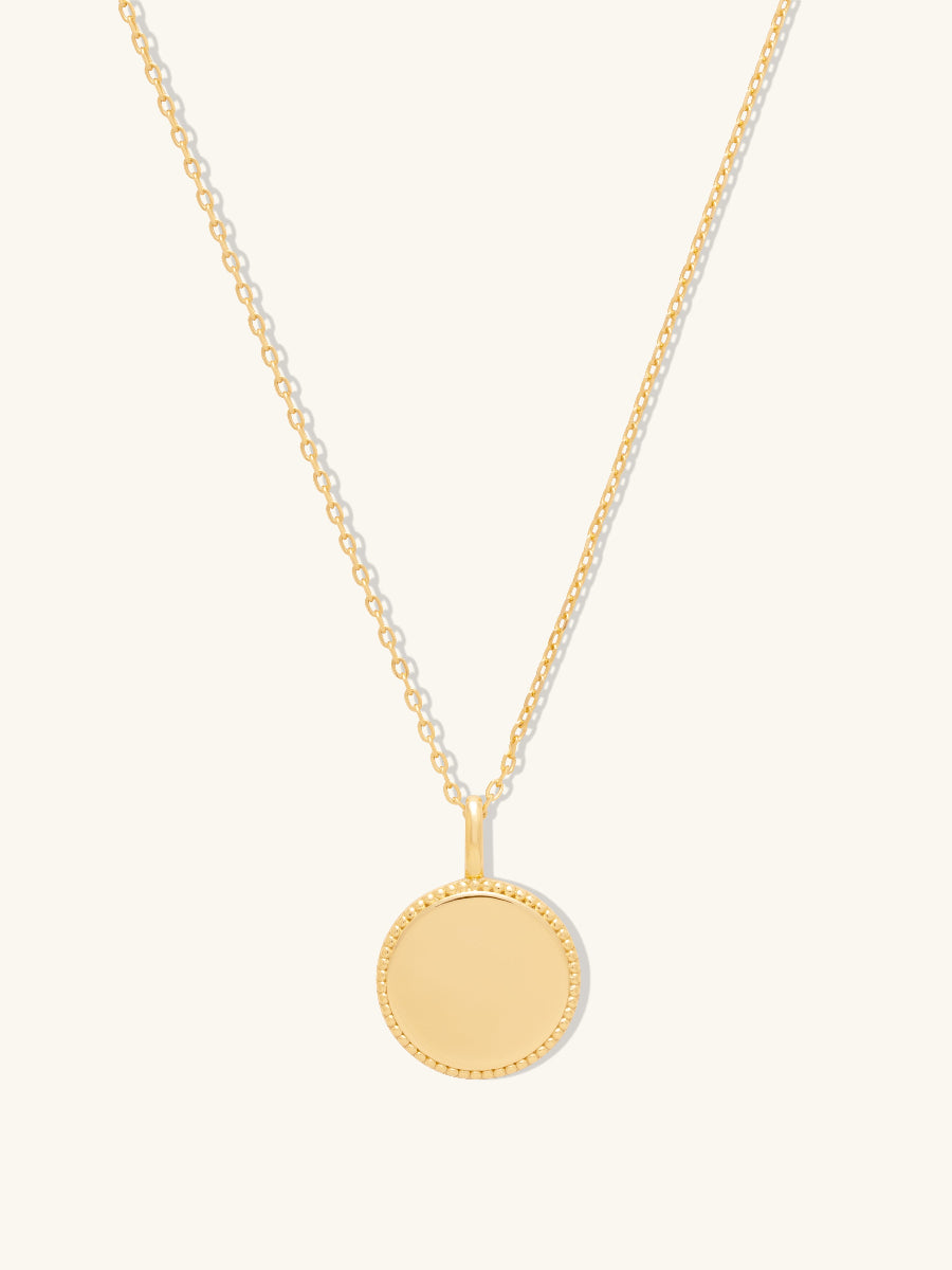 Full Circle Necklace | 14K Gold Vermeil