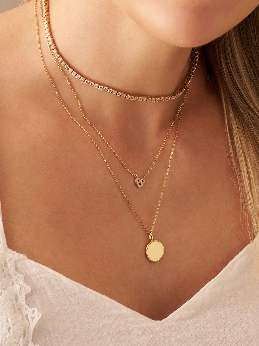 Full Circle Necklace | 14K Gold Vermeil