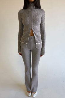 Camden Knit Pants - Rain Cloud