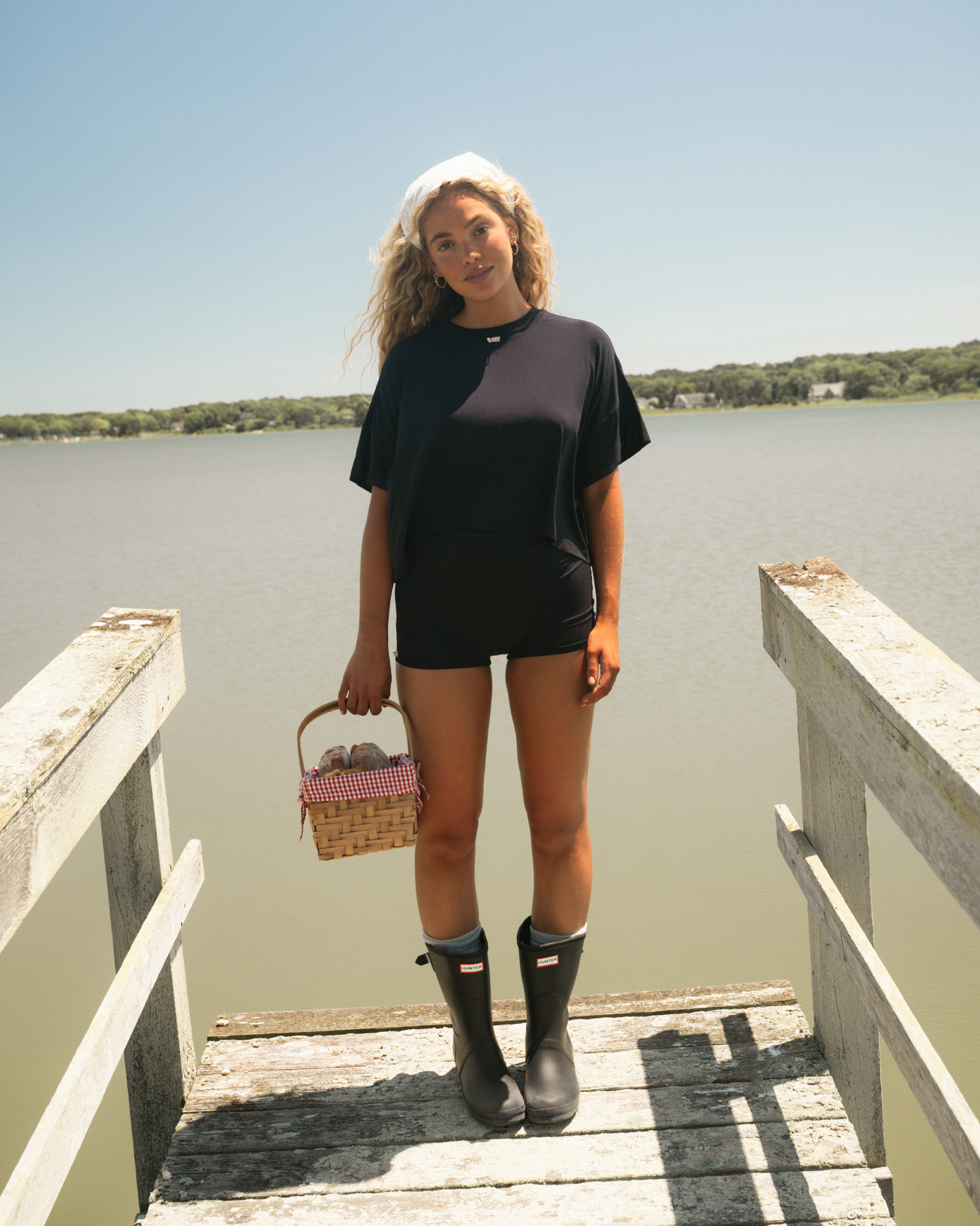 Cropped Sleep Tee | Black