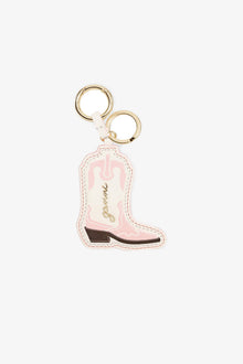 Western Boot Keyring | Chalk Pink