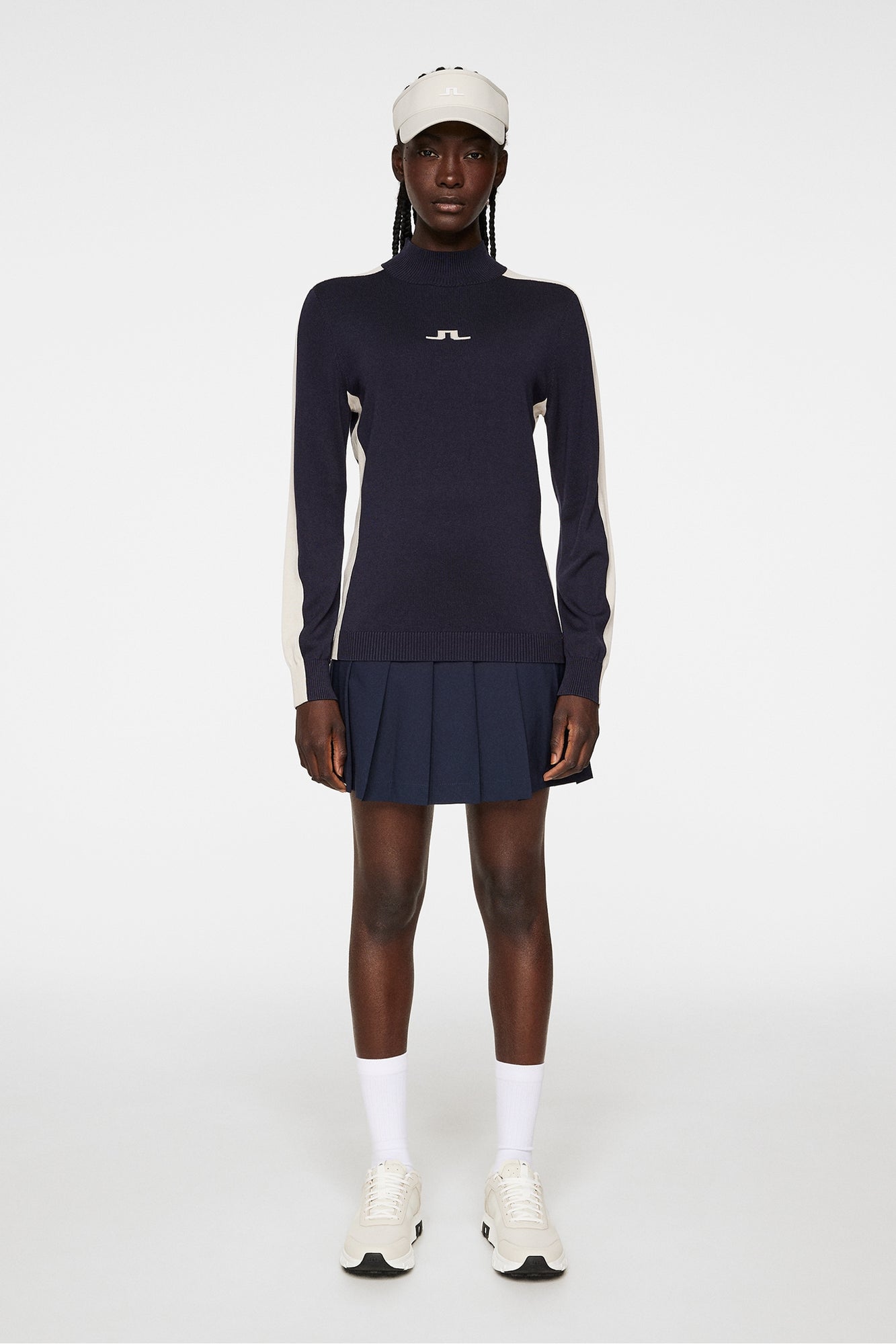Women | Adia Knitted Sweater | JL Navy