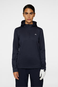 Women | Aerial Quarter Zip Hood | JL Navy