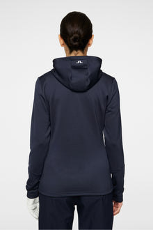 Women | Aerial Quarter Zip Hood | JL Navy