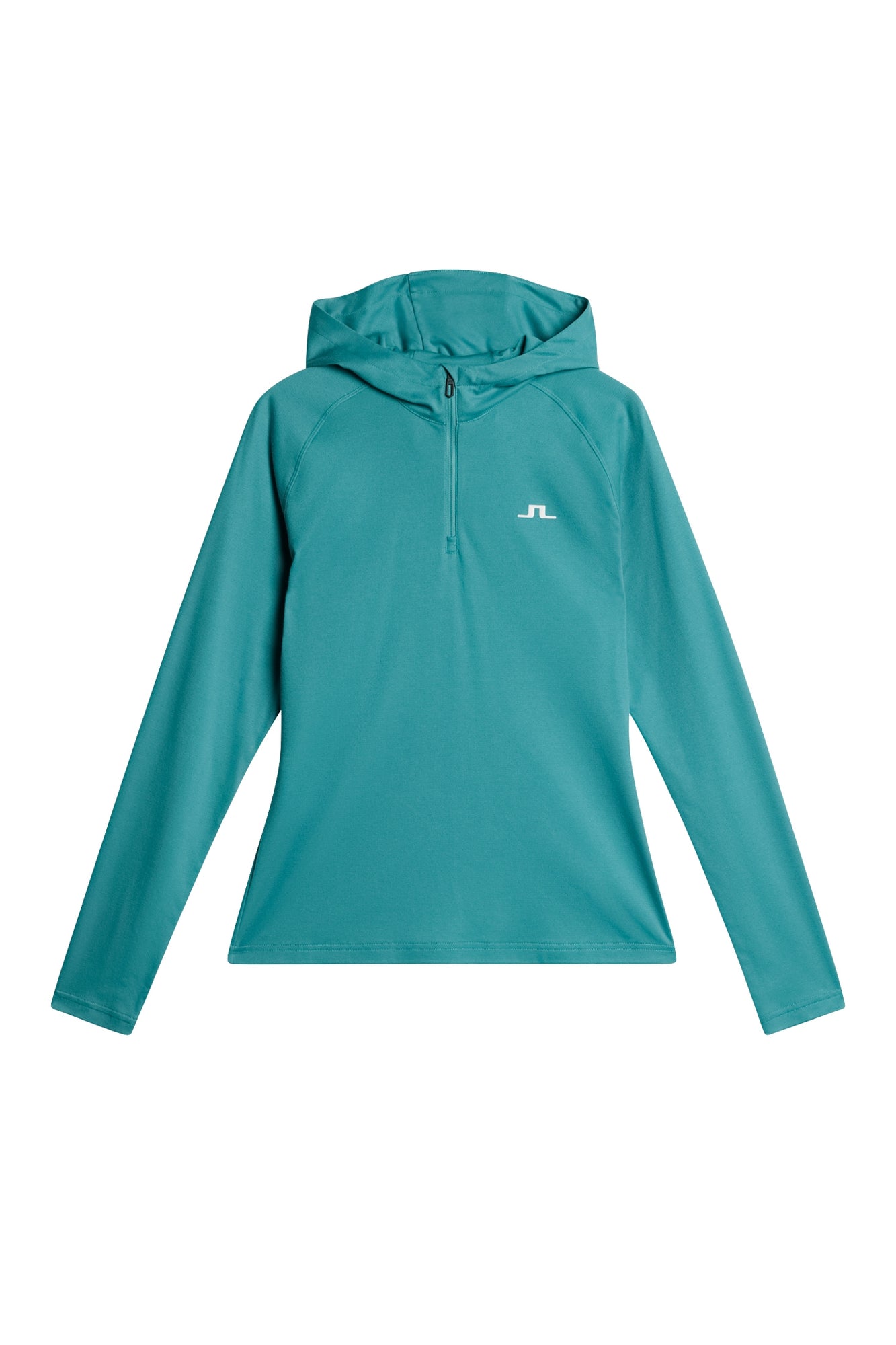 Women | Agnes Quarter Zip Hood | Teal