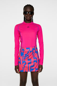 Women | Allien Long Sleeve Top | Pink Peacock