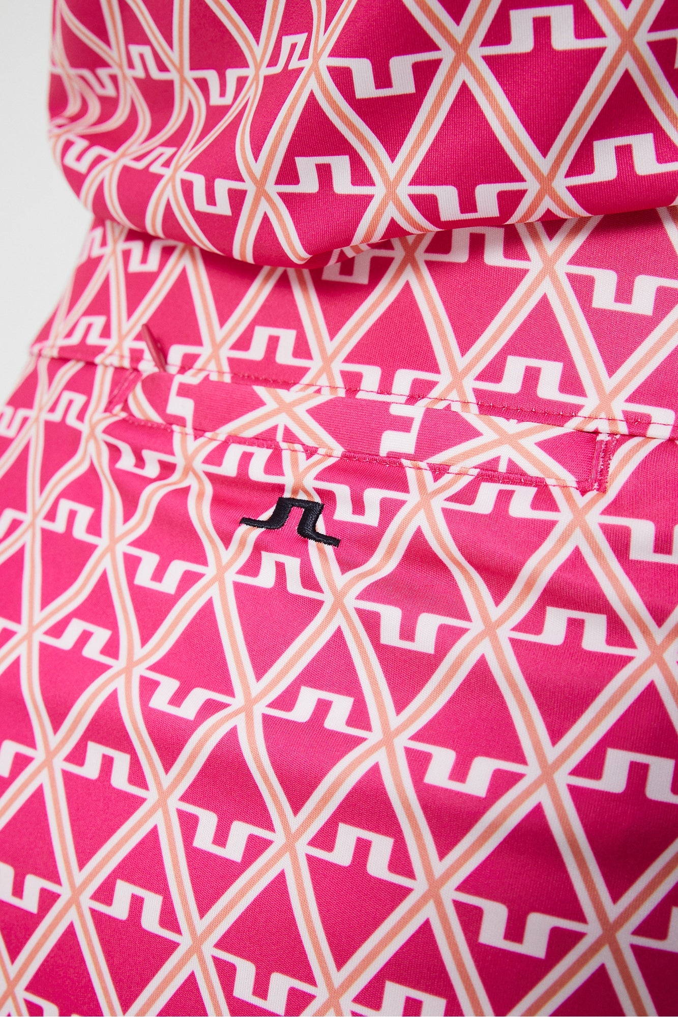 Women | Amelie Mid Print Skirt | Geo Fuchsia Purple