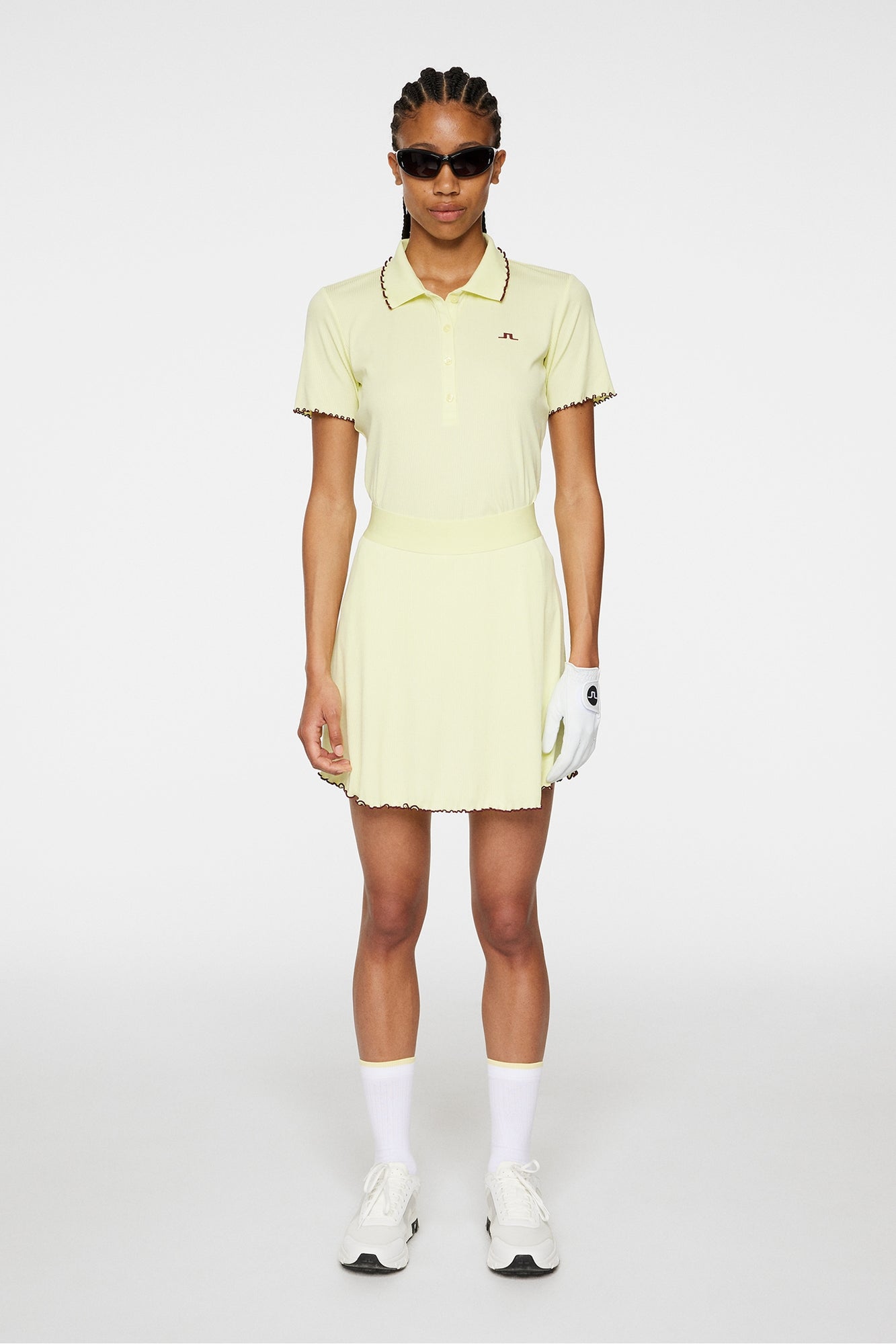 Women | Anja Skirt | Pale Lime Yellow