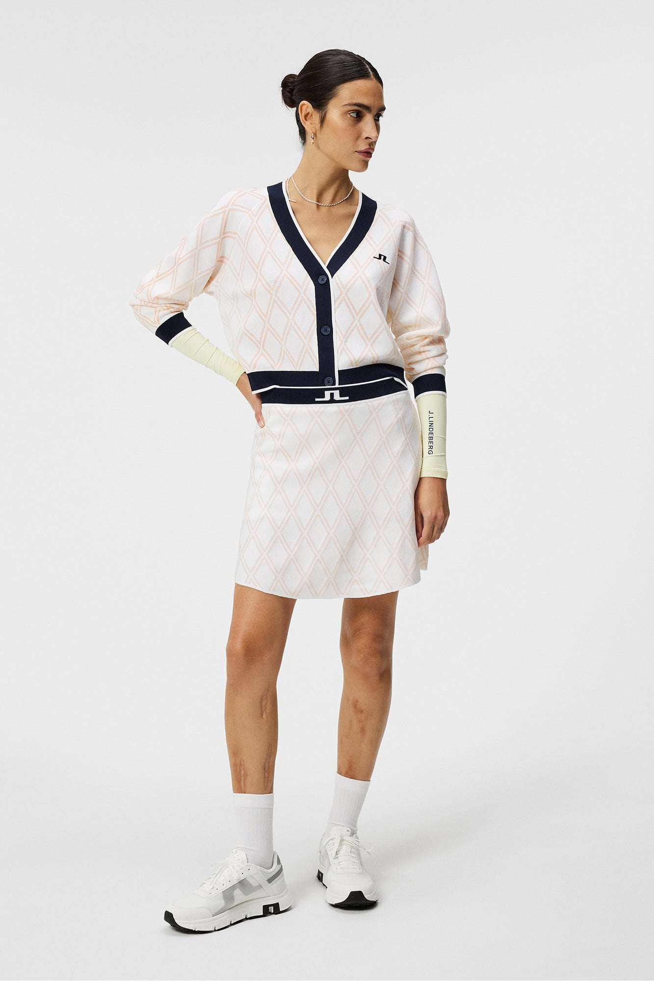 Women | Aper Knitted Skirt | White