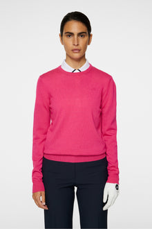 Women | Aria Knitted Sweater | Pink Peacock