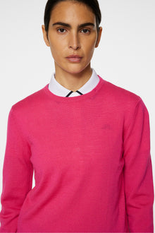 Women | Aria Knitted Sweater | Pink Peacock