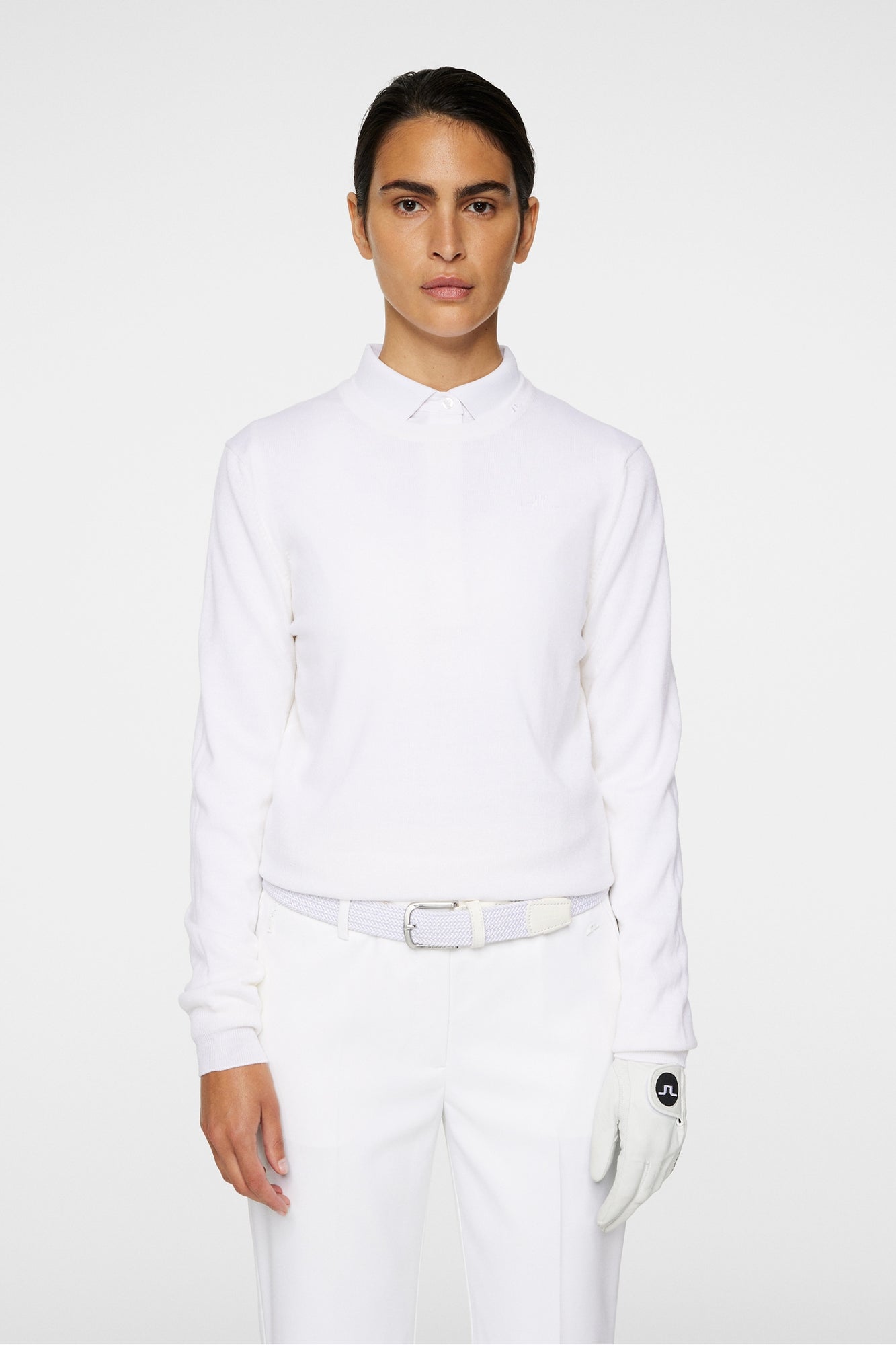 Women | Aria Knitted Sweater | White