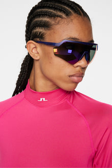 Women | Asa Soft Compression Top | Pink Peacock