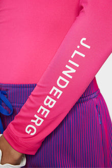 Women | Asa Soft Compression Top | Pink Peacock