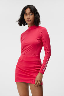 Women | Asa Soft Compression Top | Rose Red