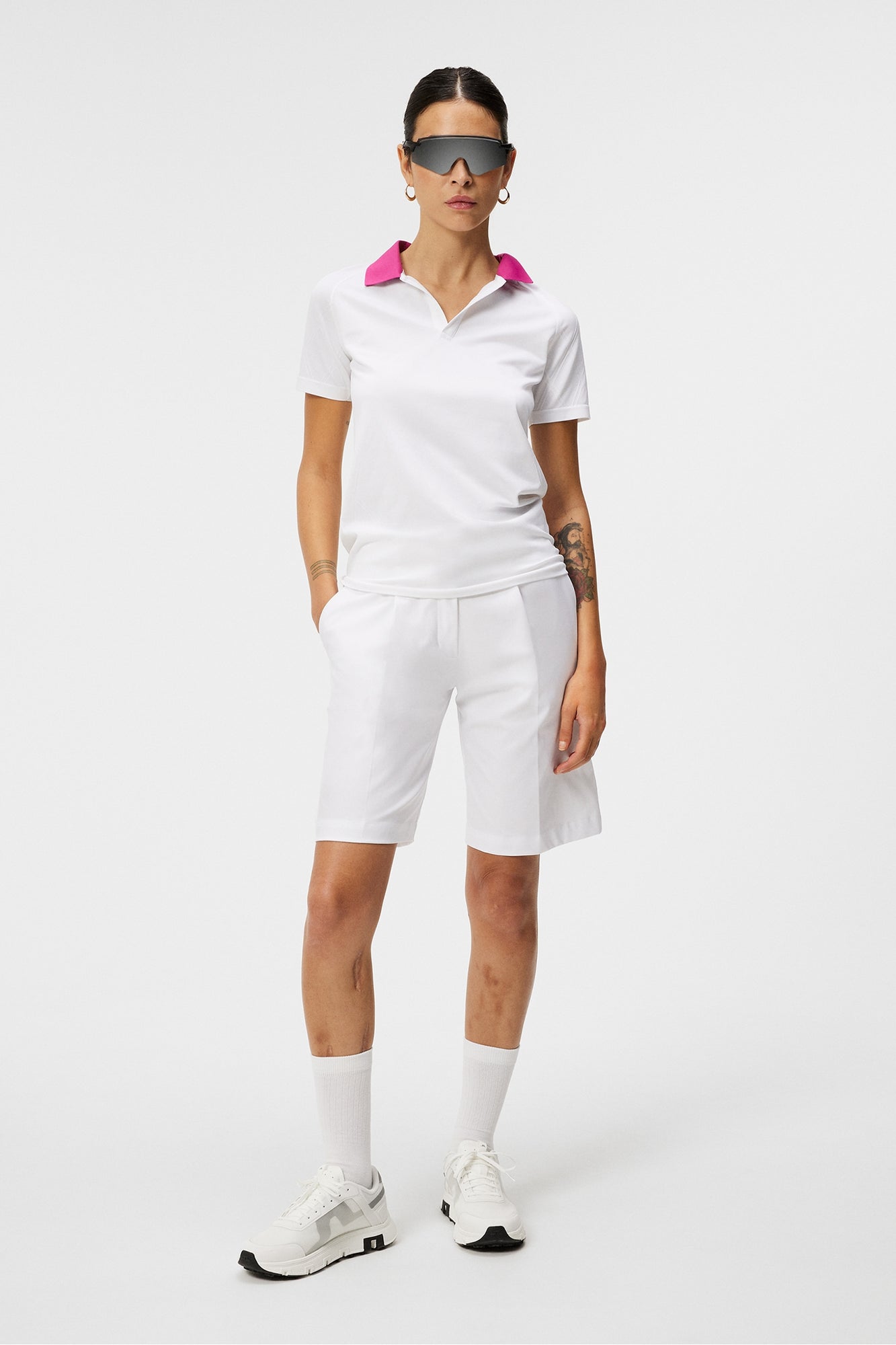 Women | Baily Seamless Polo | White