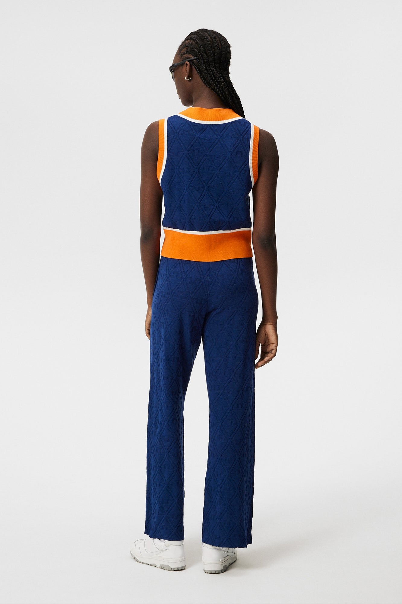 Women | Barbados Knitted Vest | Estate Blue