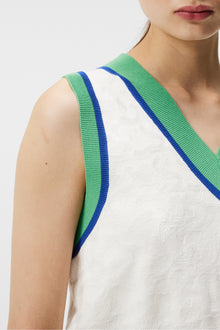 Women | Barbados Knitted Vest | White