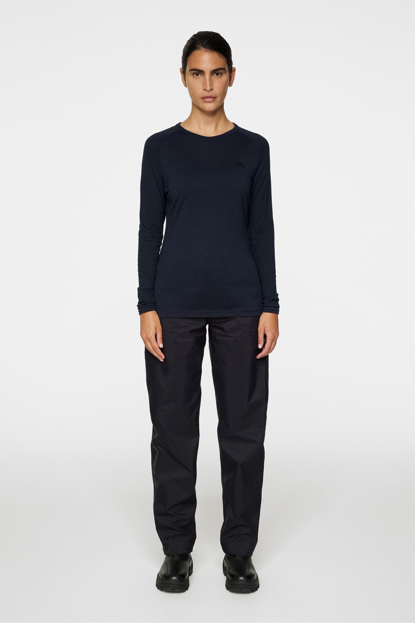Women | Bella Wool Ls T-Shirt | JL Navy