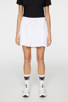Women | Billie Wide Jersey Shorts | White