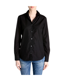 Women | Black Blouse with Gold Details