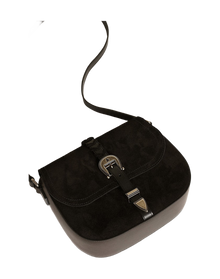 Women | Black Rodeo Bag Suede | Black