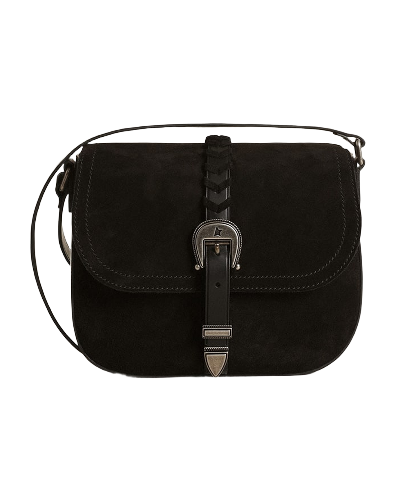 Women | Black Rodeo Bag Suede | Black