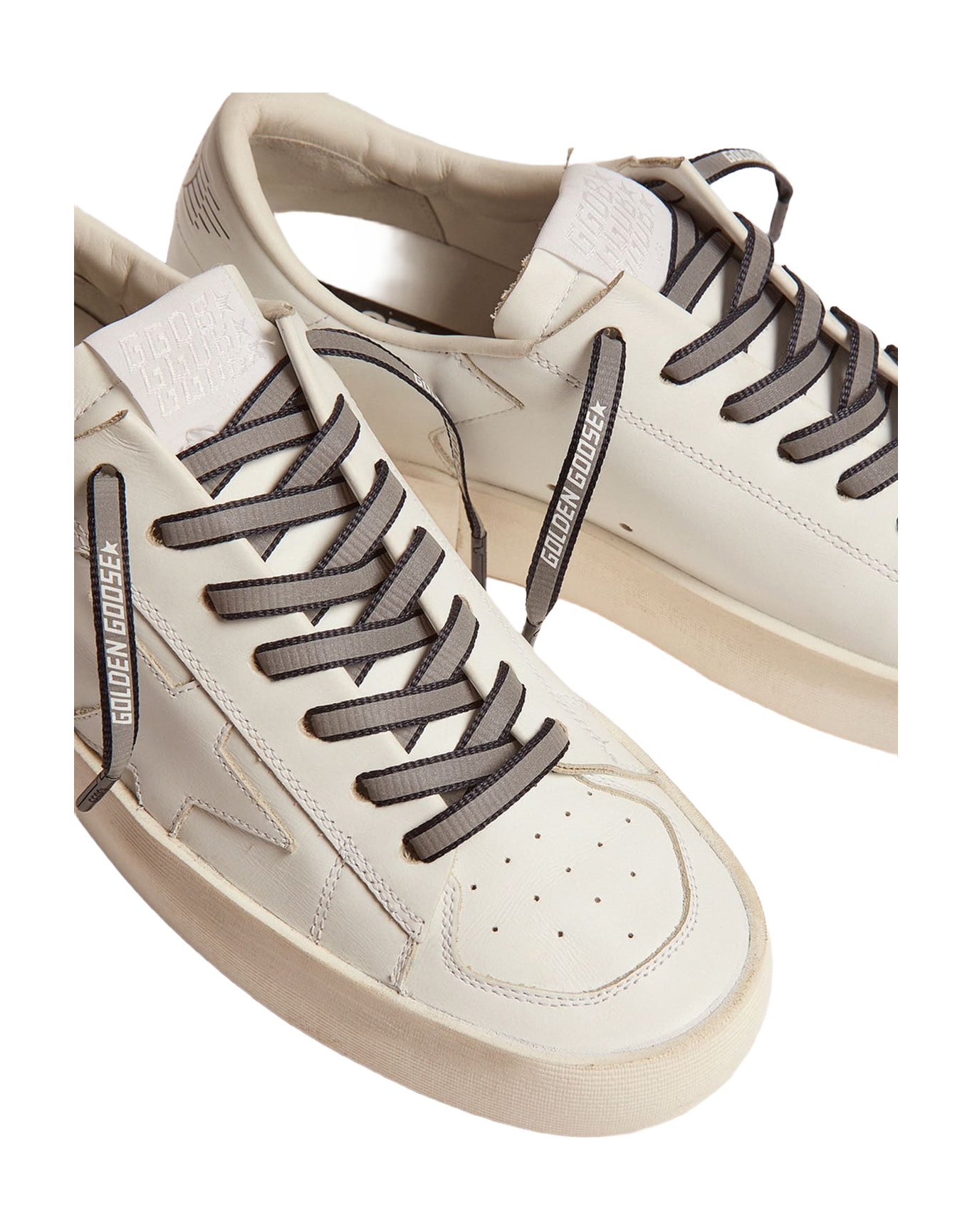 Women | Blue Reflective Laces with Logo