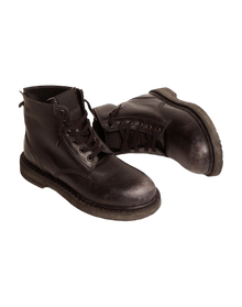Women | Boots Black Leather | Black