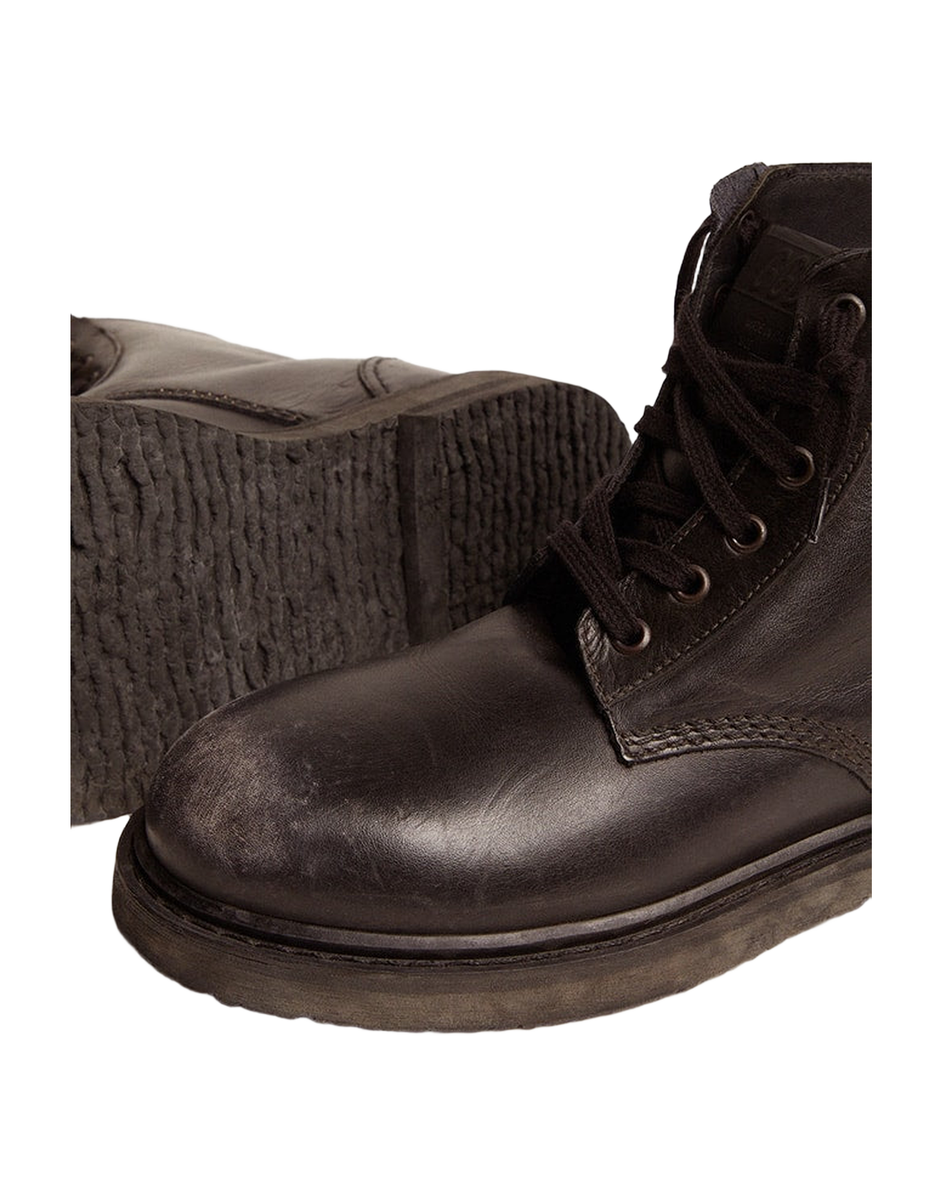 Women | Boots Black Leather | Black