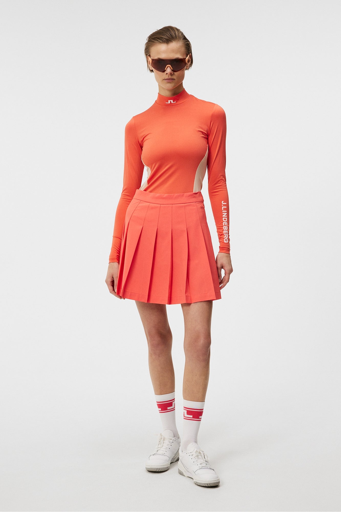 Women | Celeste Long Sleeve Top | Hot Coral