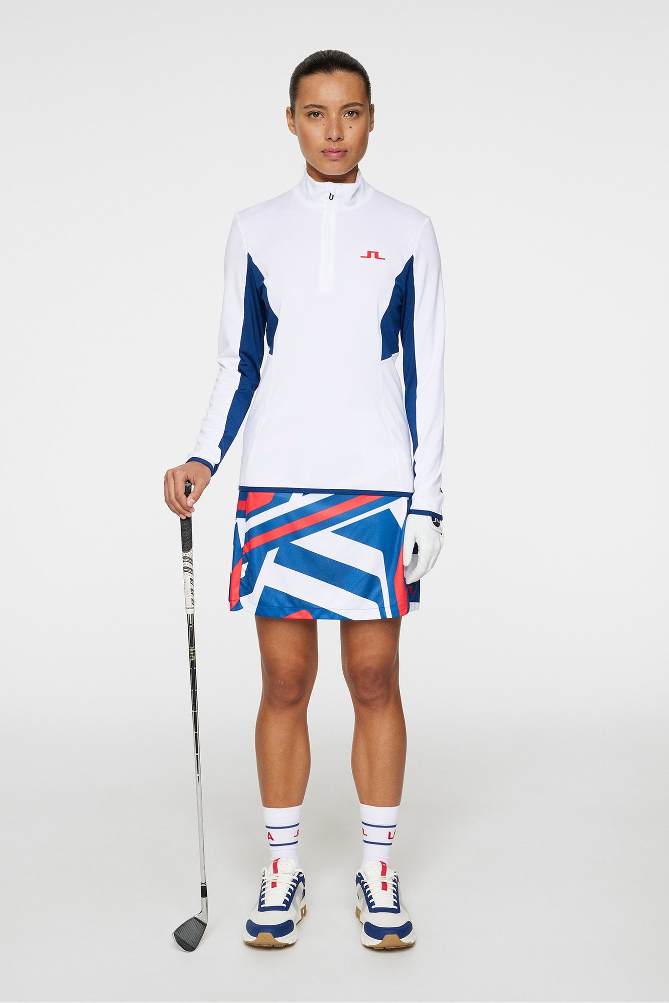 Women | Charlene Half Zip | White