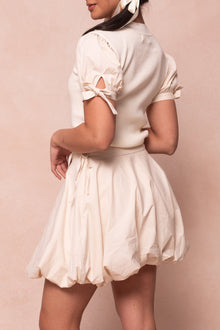 Women | Clo Bubble Skirt | Cream