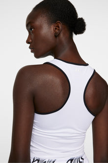 Women | Deia Printed Tank Top | Liquify White L