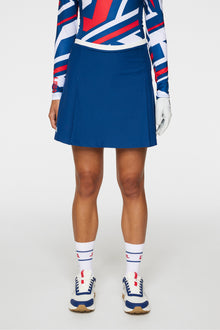 Women | Elle Pleated Skirt | Estate Blue