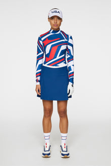 Women | Elle Pleated Skirt | Estate Blue