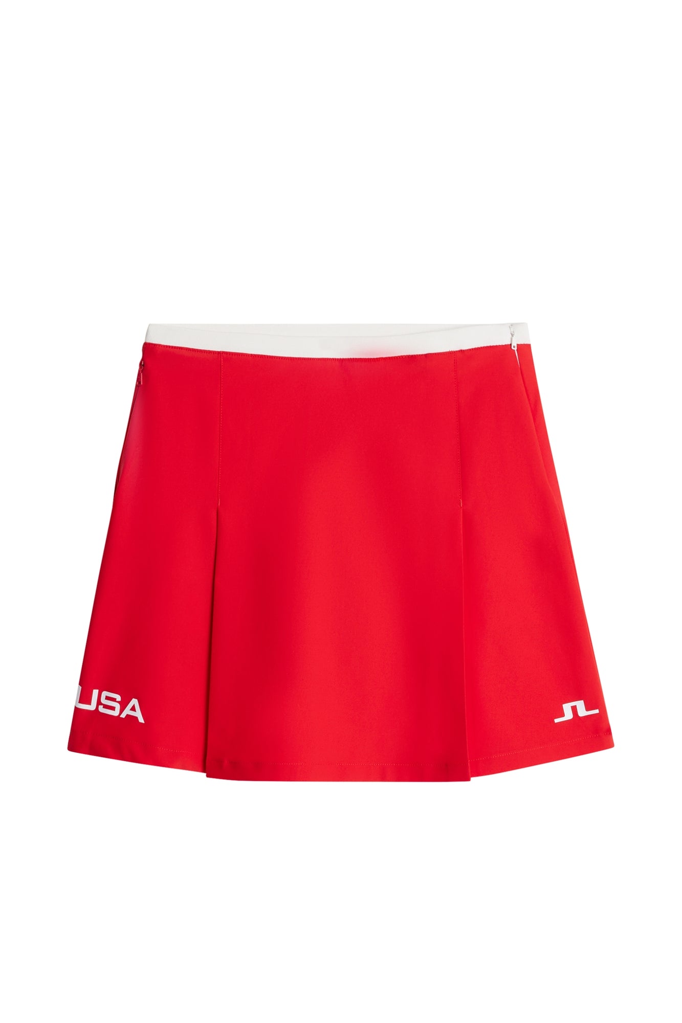 Women | Elle Pleated Skirt | Flame Scarlet